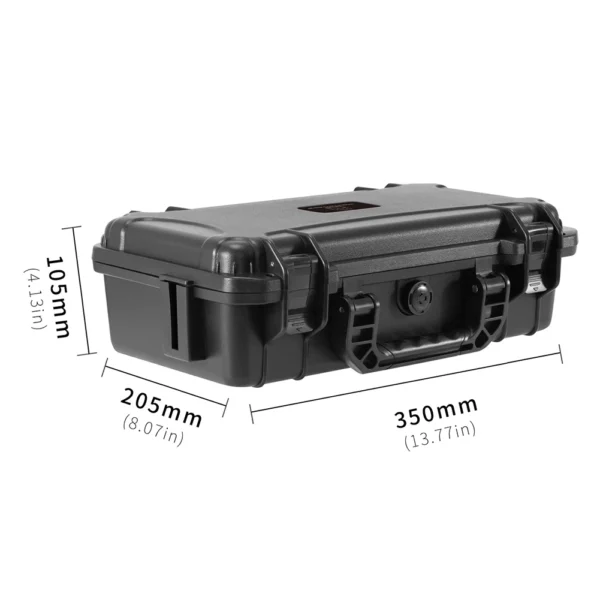 Dual Layer Case with Shoulder Strap and Handheld Hard Carrying Bag Box Protective Travel Carrying Case for DJI OSMO 360