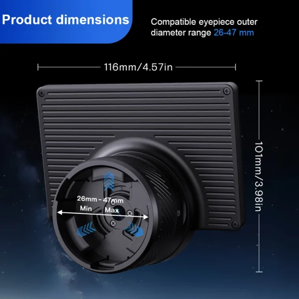 WiFi Telescope Camera Eyepiece with 4.3 Inch IPS Screen Digital Eyepiece Astronomical Telescope Accessories